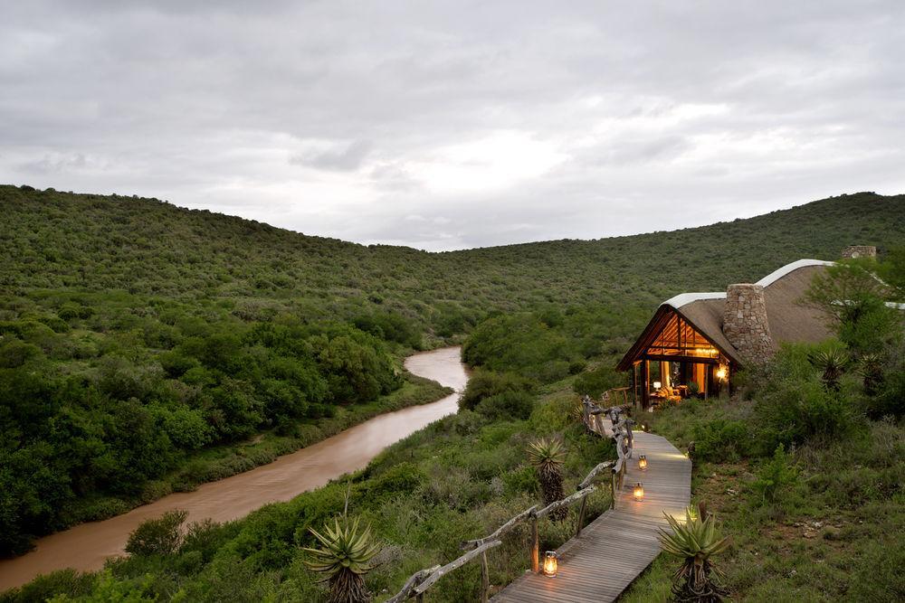 Kwandwe Private Game Reserve - Great Fish River Lodge غراهامستاون المظهر الخارجي الصورة