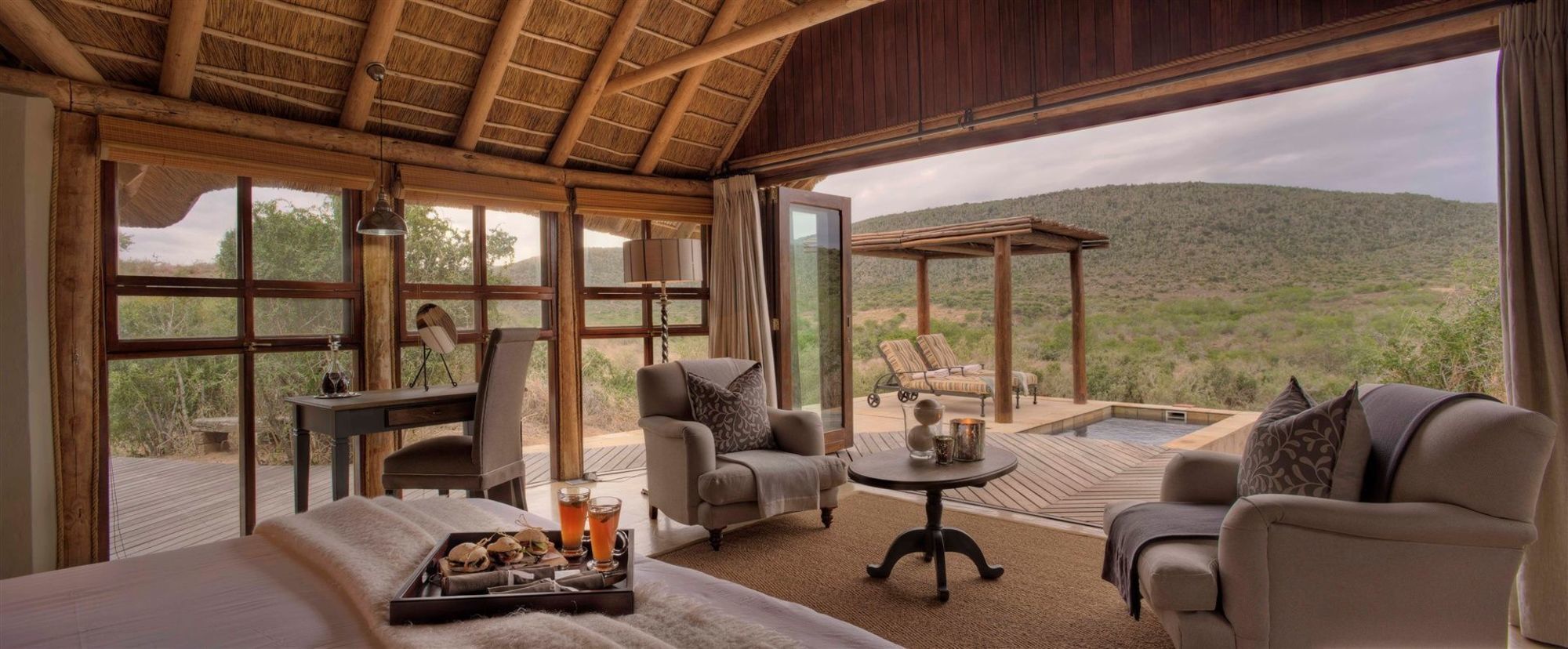 Kwandwe Private Game Reserve - Great Fish River Lodge غراهامستاون المظهر الخارجي الصورة